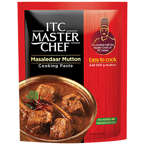 ITC Master Chef Masaledaar Mutton Cooking Paste - Ready To Cook, 80 g  No Added Preservatives