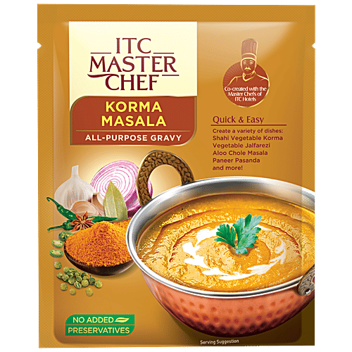 ITC Master Chef Korma Masala All-Purpose Gravy - Ready To Cook, 200 g  No Added Preservatives