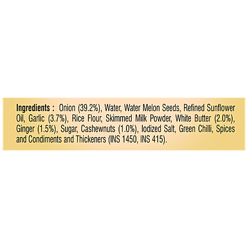 ITC Master Chef Cashew Onion All-Purpose Gravy - Ready To Cook, 200 g  No Added Preservatives