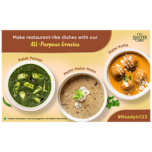 ITC Master Chef Cashew Onion All-Purpose Gravy - Ready To Cook, 200 g  No Added Preservatives