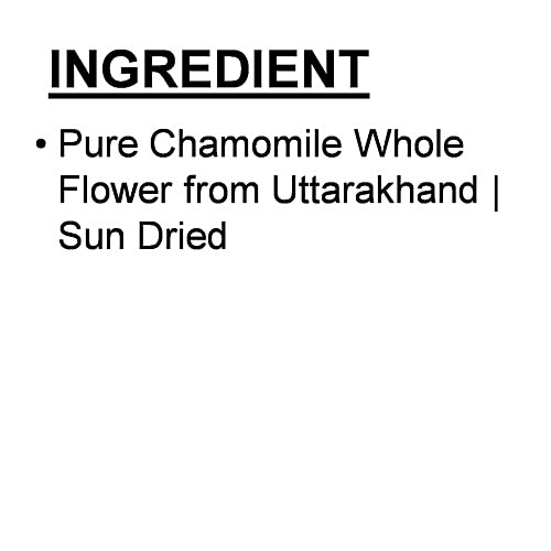 Blue Tea Chamomile Whole Flower - Herbal Tea, Caffeine Free, 30 g PET Jar Caffeine Free