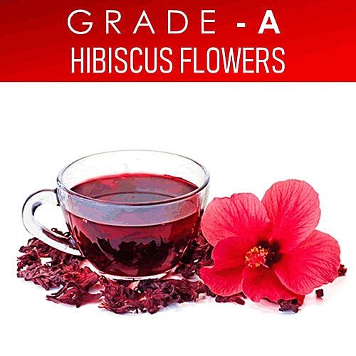 Buy Blue Tea Hibiscus Flower Herbal Red Tea, Caffeine Free Online at Best Price of Rs 699