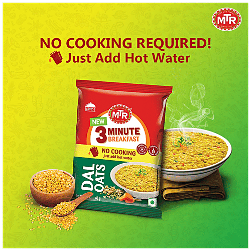 MTR Dal Oats 3 Min Breakfast, 48 g  