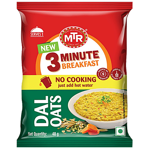 MTR Dal Oats 3 Min Breakfast, 48 g  