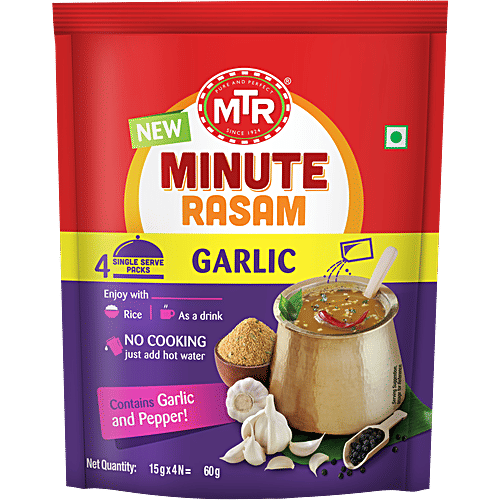 MTR Minute Garlic Rasam, 60 g  