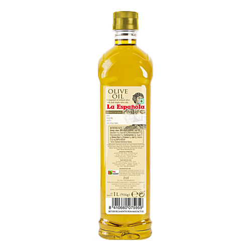 La Espanola Olive Oil - Extra Light, 1 L Pet Bottle 