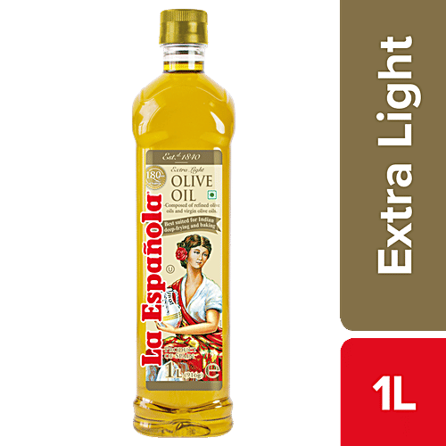 La Espanola Olive Oil - Extra Light, 1 L Pet Bottle 