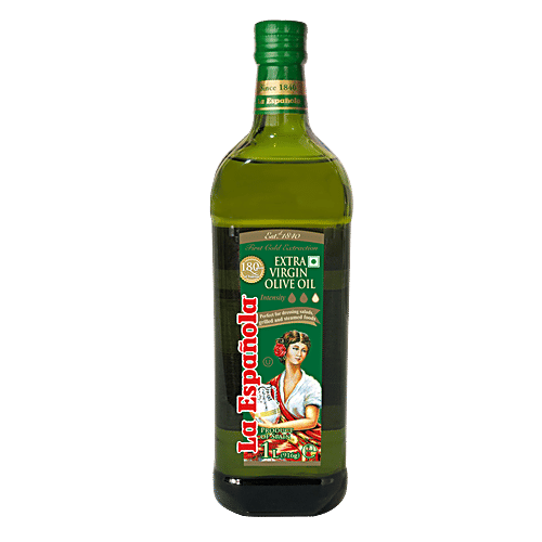 La Espanola Olive Oil - Extra Virgin, 1 L Glass Bottle 