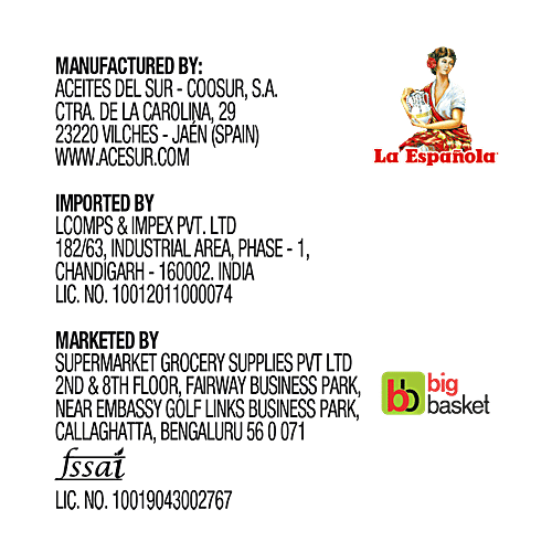 La Espanola Olive Oil - Extra Virgin, 1 L Glass Bottle 