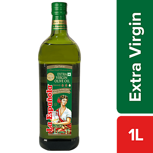 La Espanola Olive Oil - Extra Virgin, 1 L Glass Bottle 