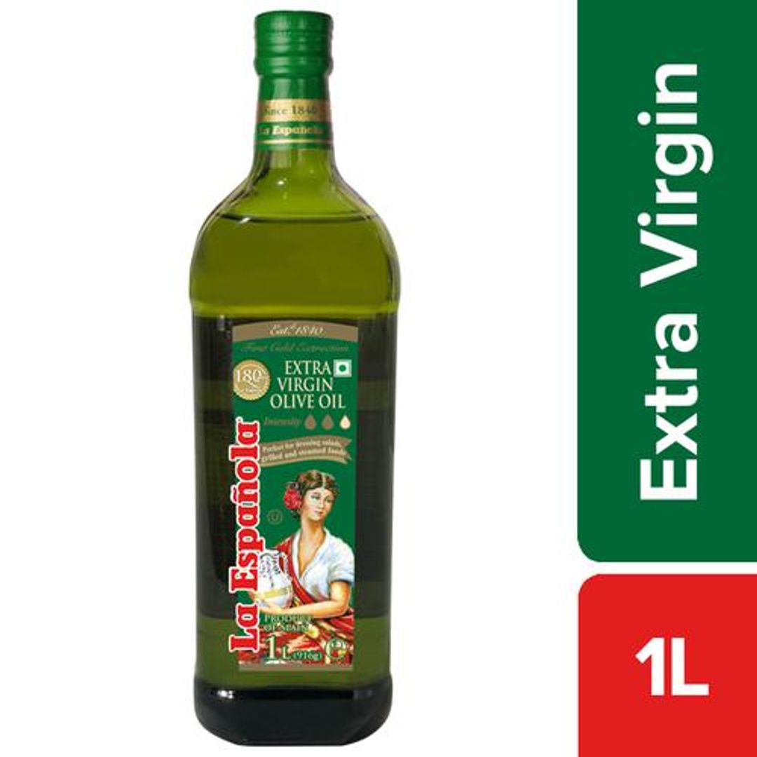 La Espanola Extra Virgin Olive Oil, 1 L Glass Bottle