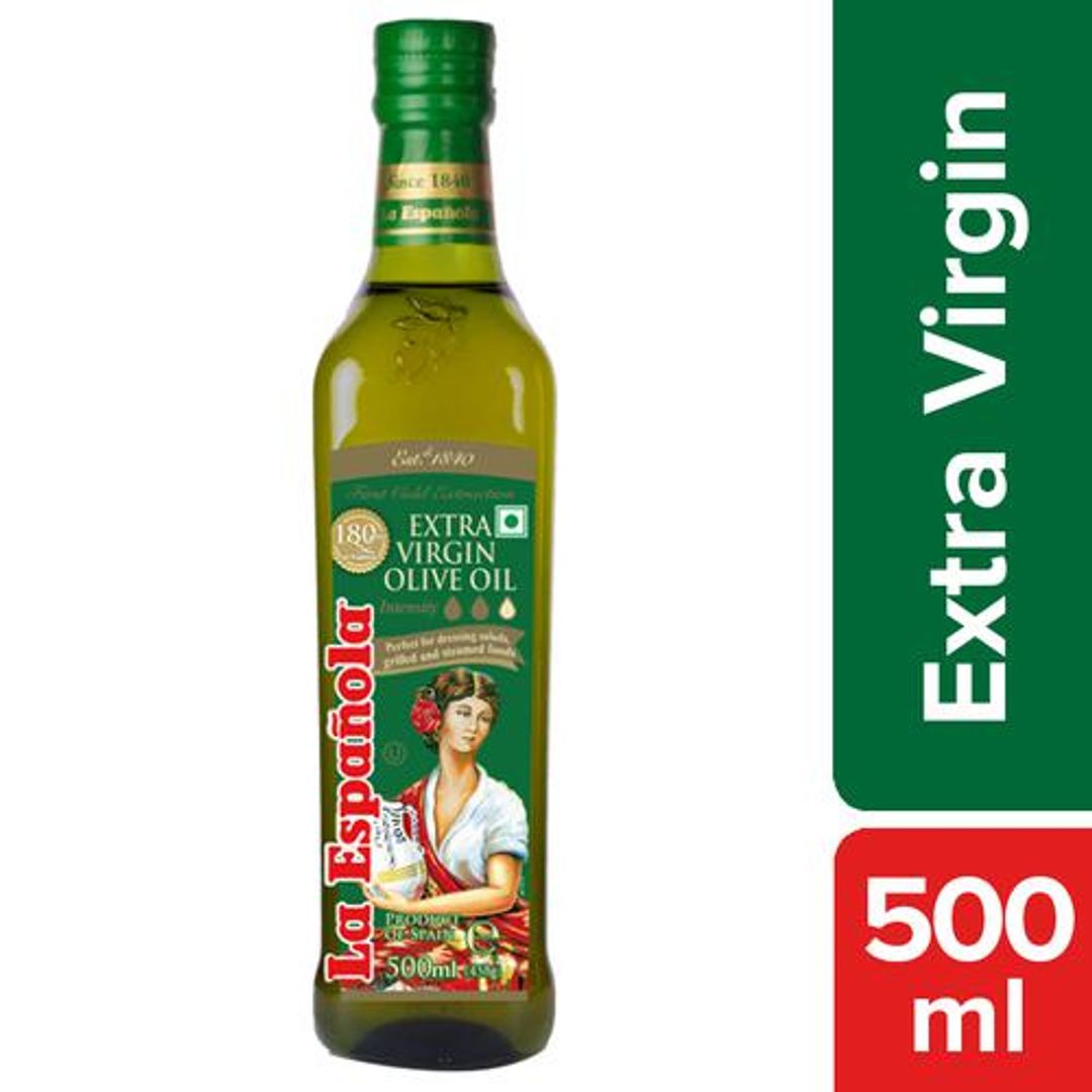 La Espanola Extra Virgin Olive Oil, 500 ml Glass Bottle