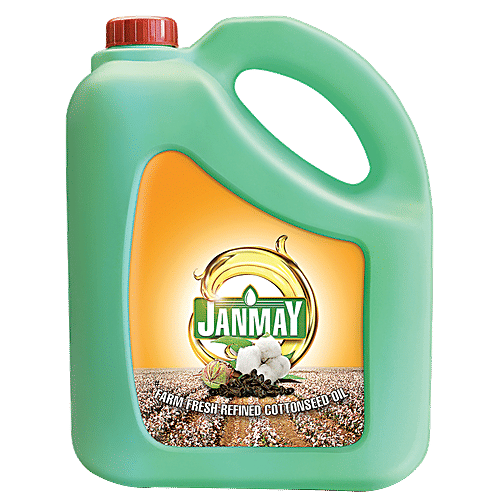Janmay Cottonseed Oil, 5 L Jar 