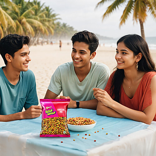 Bingo! Tedhe Medhe Cocktail Mix, 180 g  Tasty Namkeen Snacks