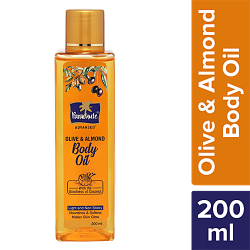 Parachute Advansed Body Oil - Olive & Almond, 200 ml