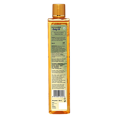 Parachute Advansed Body Oil - Olive & Almond, 400 ml  