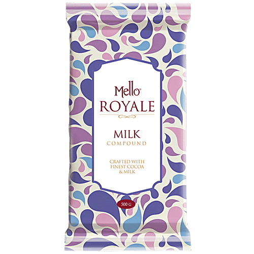 Mello Royale Milk Compound Slab, 500 g Wrapper Pack 