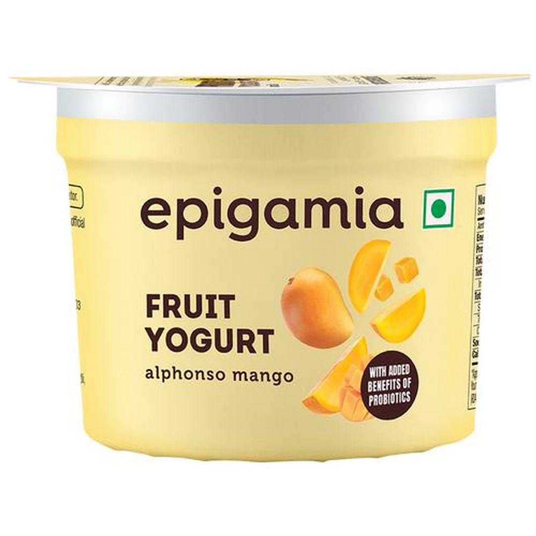Epigamia  Fruit Yogurt - Alphonso Mango, 75 g Cup