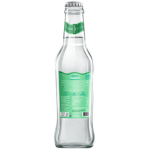 Vaum Cucumber & Mint - Dual Flavoured Aerated Botanical Water, 250 ml
