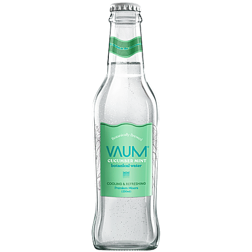 Vaum Cucumber & Mint - Dual Flavoured Aerated Botanical Water, 250 ml