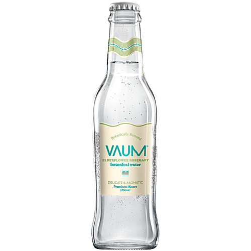 Vaum  Elderflower & Rosemary - Dual Flavoured Aerated Botanical Water, 250 ml  