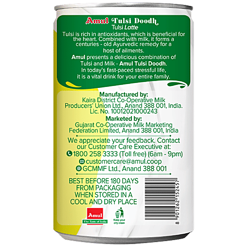 Amul Tulsi Doodh Shot, 125 ml Can 