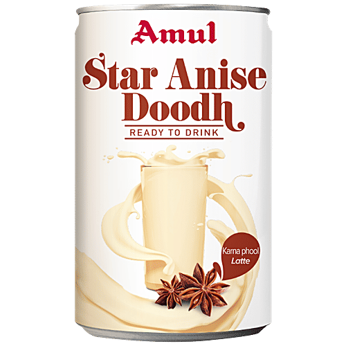 Amul Star Anise Doodh Shot, 125 ml Can 
