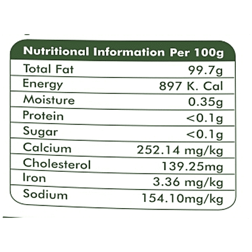 Jivika Naturals Desi A2 Cow Bilona Ghee/Tuppa, 1 L Natural Taste & Aroma