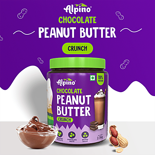 Alpino Chocolate Peanut Butter - Gluten Free, Non-GMO, Vegan, 2.5 Kg  