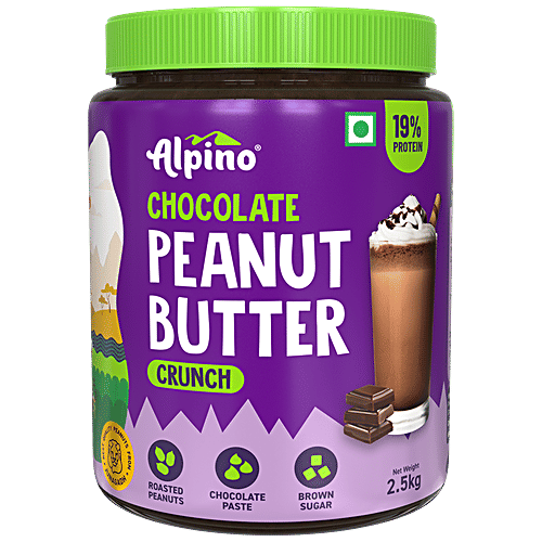 Alpino Chocolate Peanut Butter - Gluten Free, Non-GMO, Vegan, 2.5 Kg  