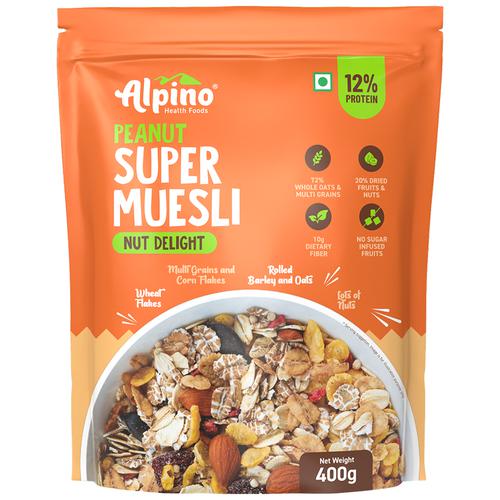 Alpino Super Muesli Crunch Nut Delight, 400 g  
