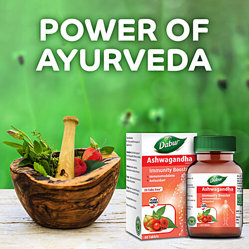 Dabur Ashwagandha Tablets, 60 Tablets  