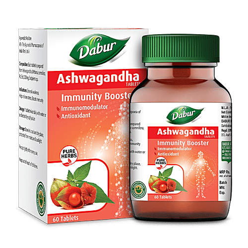 Dabur Ashwagandha Tablets, 60 Tablets  