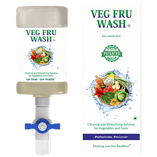 Buy Veg Fru Wash Cleaning & Detoxifying Solution for Vegetables & Fruits Online at Best Price of