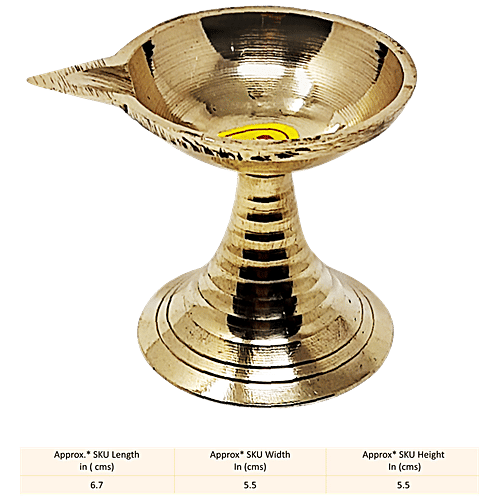 Buy Trm Brass Angle Deep Stand Plain, No.3 Online at Best Price