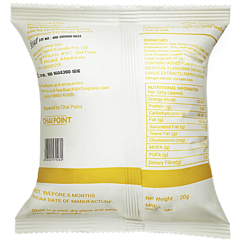 Chai Point Banana Chips, 20 g  