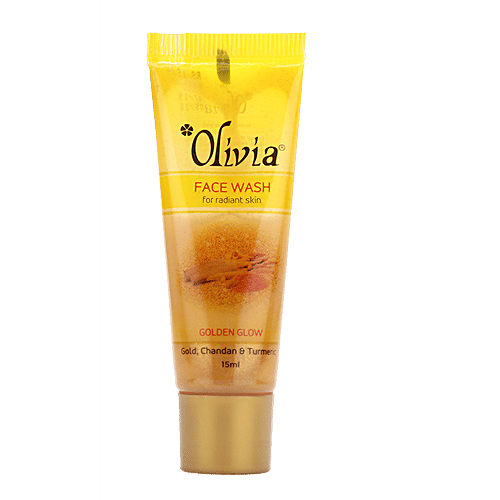Buy Olivia Gold Glow Face Wash For Radiant Skin With Gold, Chandan