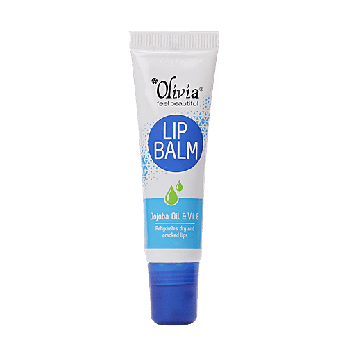 Buy Olivia Lip Balm Jojoba Oil & VitaminE Rehydrates Dry & Cracked Lips Online at Best Price