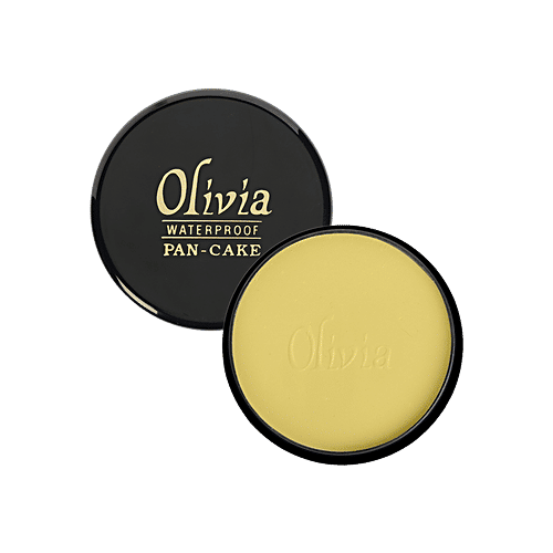Buy Olivia 100 Waterproof Pan Cake Golden Yellow Makeup Concealer