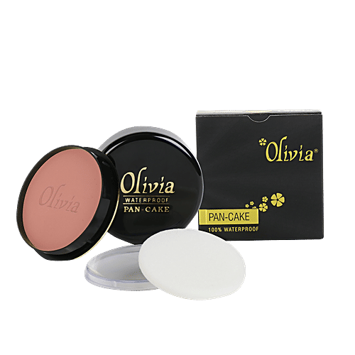 Olivia 100% Waterproof Pan Cake Bronze Glow Makeup Concealer, 25 g  
