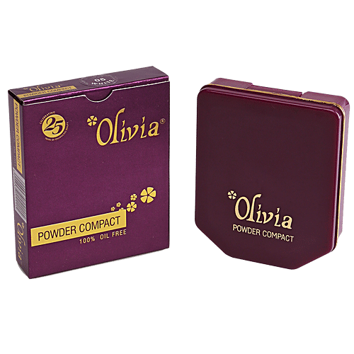 Olivia 100% Oil Free Compact Powder, 15 g  