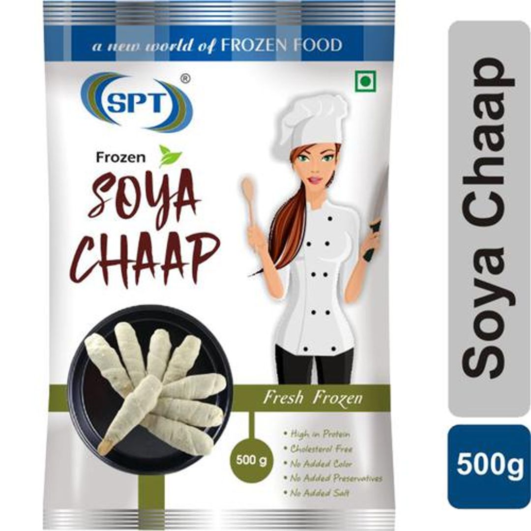 SPT Foods Frozen Soya Chaap, 500 g 
