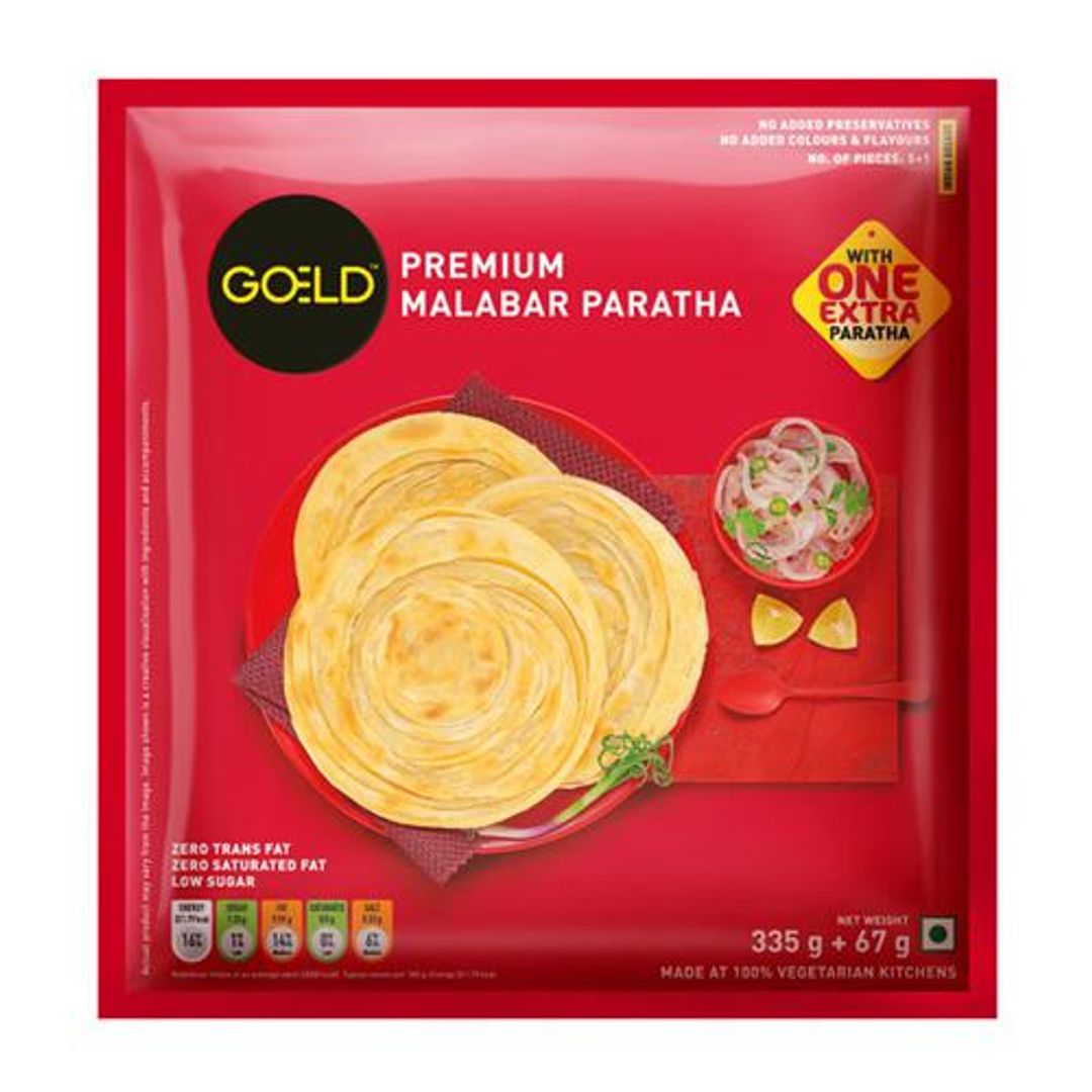 GOELD Premium Malabar Paratha, 335 g 