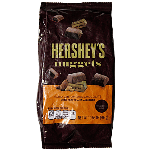Buy Hershey's Nuggets Extra Creamy Toffee Almond Online at Best Price