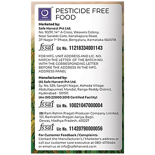 Safe Harvest Amaranth Seeds - Rajgira, 500 g  Pesticide Free Natural Food