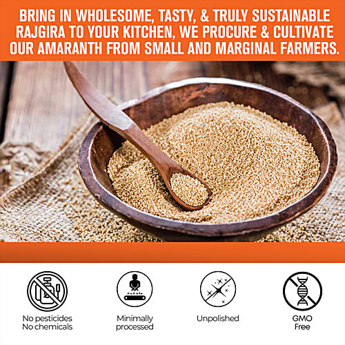 Safe Harvest Amaranth Seeds - Rajgira, 500 g  Pesticide Free Natural Food