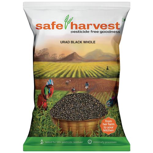 Safe Harvest Urad Black - Whole, 500 g  