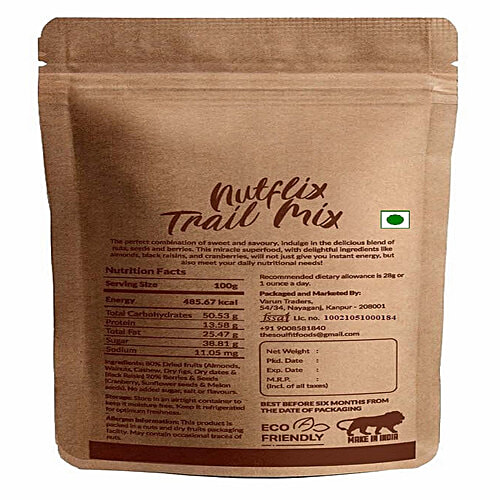 Soulfit Nutflix Trail Mix - Powerhouse Of Energy, 50 g Pouch 