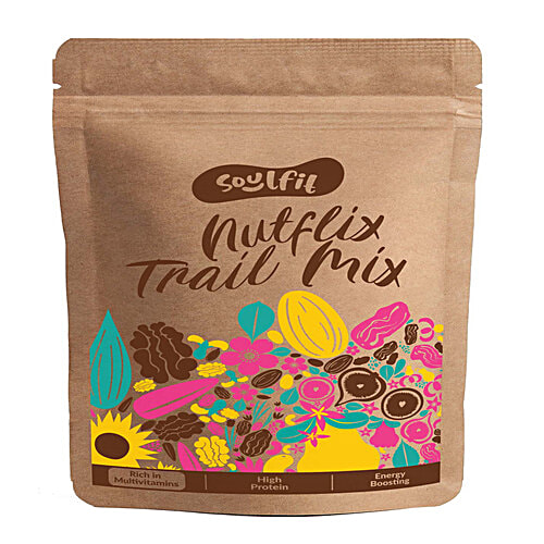 Soulfit Nutflix Trail Mix - Powerhouse Of Energy, 50 g Pouch 