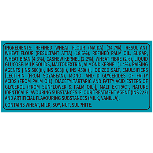 Sunfeast Farmlite Nuts Digestive Biscuit - High Fibre, Goodness of Almonds, Cashews & Wheat Fibre, 250 g Carton Hi-Fibre